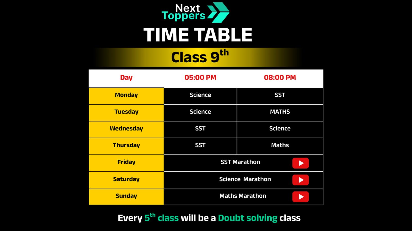Time Table